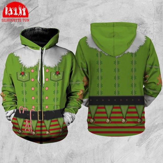 Christmas elf hoodie on sale