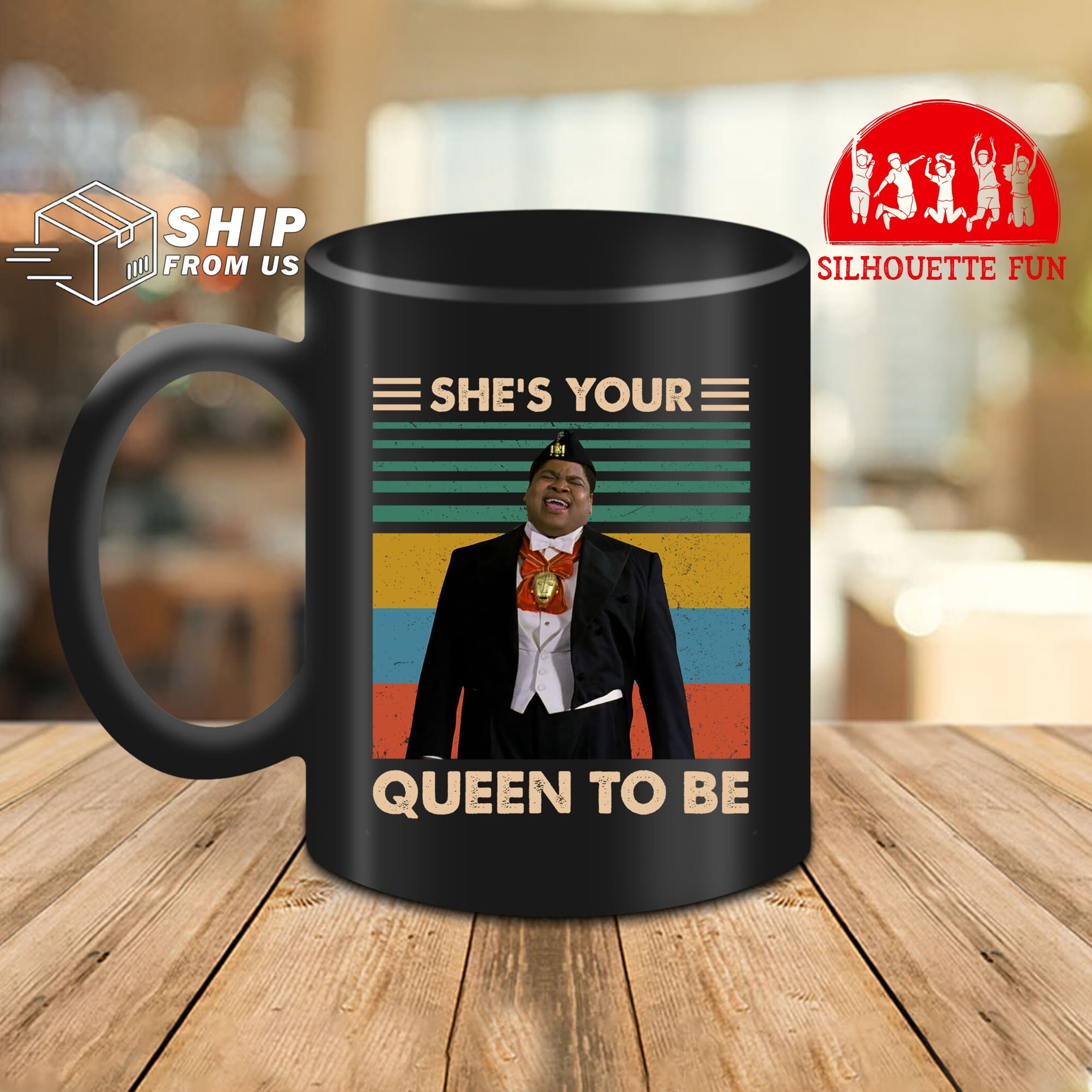 She's Your Queen to Be Vintage Ceramic Coffee Mug Oha Etsy