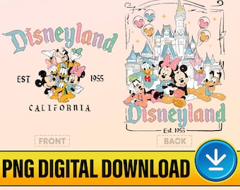 Castillo mágico vintage Png, Reino mágico Png, Viaje familiar 2024 Png, Castillo mágico Png, Mickey y amigos retro, Mickey Co Png, Descarga digital