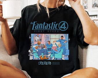 The Fantastic Four First Steps Shirt, Disneyland Fantastic Four Shirt, Avengers Superhero Studio Shirt, Reed Richards Shirt, Superhero Shirt