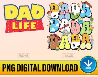 Toy Story Dada Png, Dad Life Png, Disneyland Vatertagsgeschenk, Papa Geburtstag Png, Disneyland Urlaub Tee, Digitaler Download