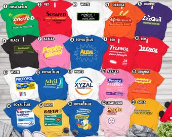 Halloween Nurse Costume Party Tees, Doctor Group Shirts, Pharmacy Halloween Costume Shirts, Medical Matching Shirts, Pharmacy Shirt For Team
