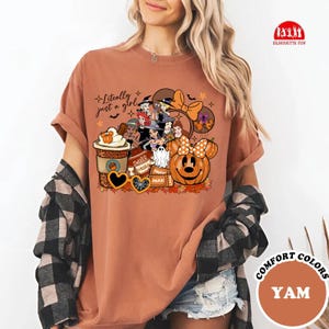 Disneyland Princess Literally Just A Girl Halloween Shirt, Snow White Ariel Jasmine Spooky Sweatshirt, Disneyland Halloween 2026 Trip shirt immagine 3