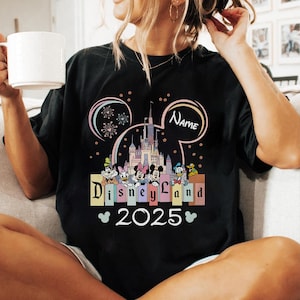 Disneyland Mickey & Friends Family Trip 2025 Shirt, Disneyworld Matching Tee, Family Vacation, Custom DisneyTrip Shirt, Disneyland 2025 Tee