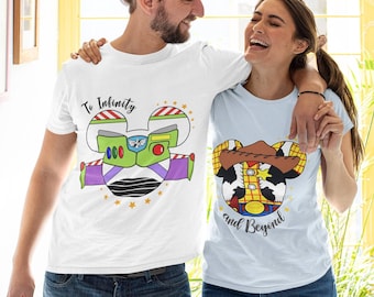 To Infinity And Beyond Shirt, Couple Family Trip Shirts Anniversary,  Toy Story Shirt, Woody And Buzz Shirt, Family Matching Shirts