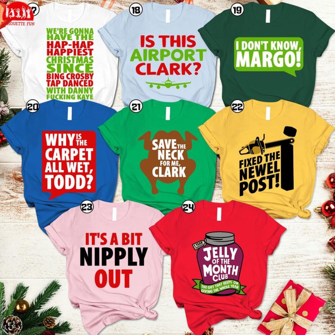 Quotes National Lampoon's Christmas Vacation Tshirts, Griswold Family