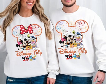 Mickey and Friends DisneyTrip 2024 Shirt, Disneyland Family Trip 2024 Matching Shirt, Family Vacation 2024 Shirt, Disneyworld Trip Shirt