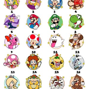 Personalized Super Mario Costume Family Shirt, Halloween Super Mario Family, Mario Group Costume Bros Luigi Yoshi Peach Bowser Toad Shirt image 4