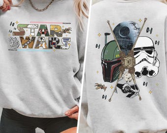 Two Sided Disneyland StarWars T-Shirt, StarWars Shirt, Darth Vader Shirt, Galaxy's Edge Shirt, Retro StarWars Shirt, Hollywood Studios Trip