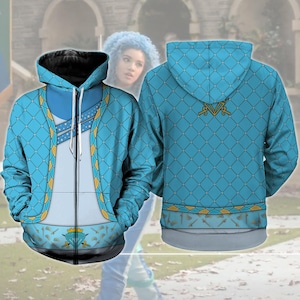 Chloe Charming 3D Full Over Print Hoodie, Descendants 4 Costume, Rise Of Red Cosplay, Musical Fantasy, Magic Kingdom Shirt, Wonderland Party