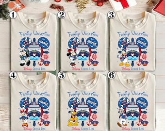 Comfort Colors Custom Mickey and Friends Cruise Shirts, Disneyland Cruise Group Shirts, Disneyland Cruise Squad 2026 Family Matching Shirts
