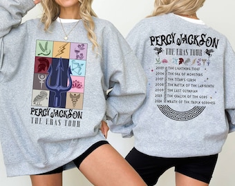 Percy Jackson The Eras Tour Shirt, Greek God Mythology Symbol Shirt, Camp Half Blood Chronicles Shirt, Rick Riordan Bookish Shirts Gift
