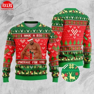 Barry Wood Ugly Christmas Sweater I Have A Huge Package for You Sweatshirt Barry Wood Christmas Party Shirt Merry Christmas 2024 Tees Etsy