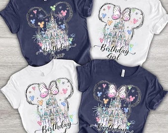 Comfort Colors Disneyland Birthday Squad Shirts, Disneyworld Birthday Boy Girl, Disneyland Family Birthday Party Shirts, Magic Kingdom Shirt