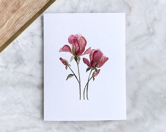 Rosebud Cards (pack of 5)