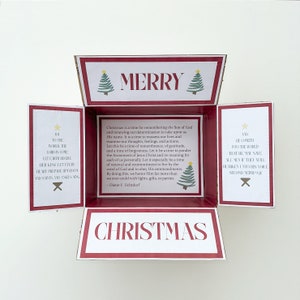 Missionarsweihnachtspaket, ein auf Christus zentriertes Weihnachtspaket, LDS-Missionspaket, christliche Weihnachtspost, digitale Missionarspost