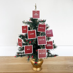Names of Christ gift for missionaries. Christmas advent calendar, ornaments, memory game. Religious gift for yw, ym, RS, Christians, LDS.