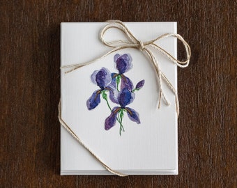 Pack of Iris Note Cards