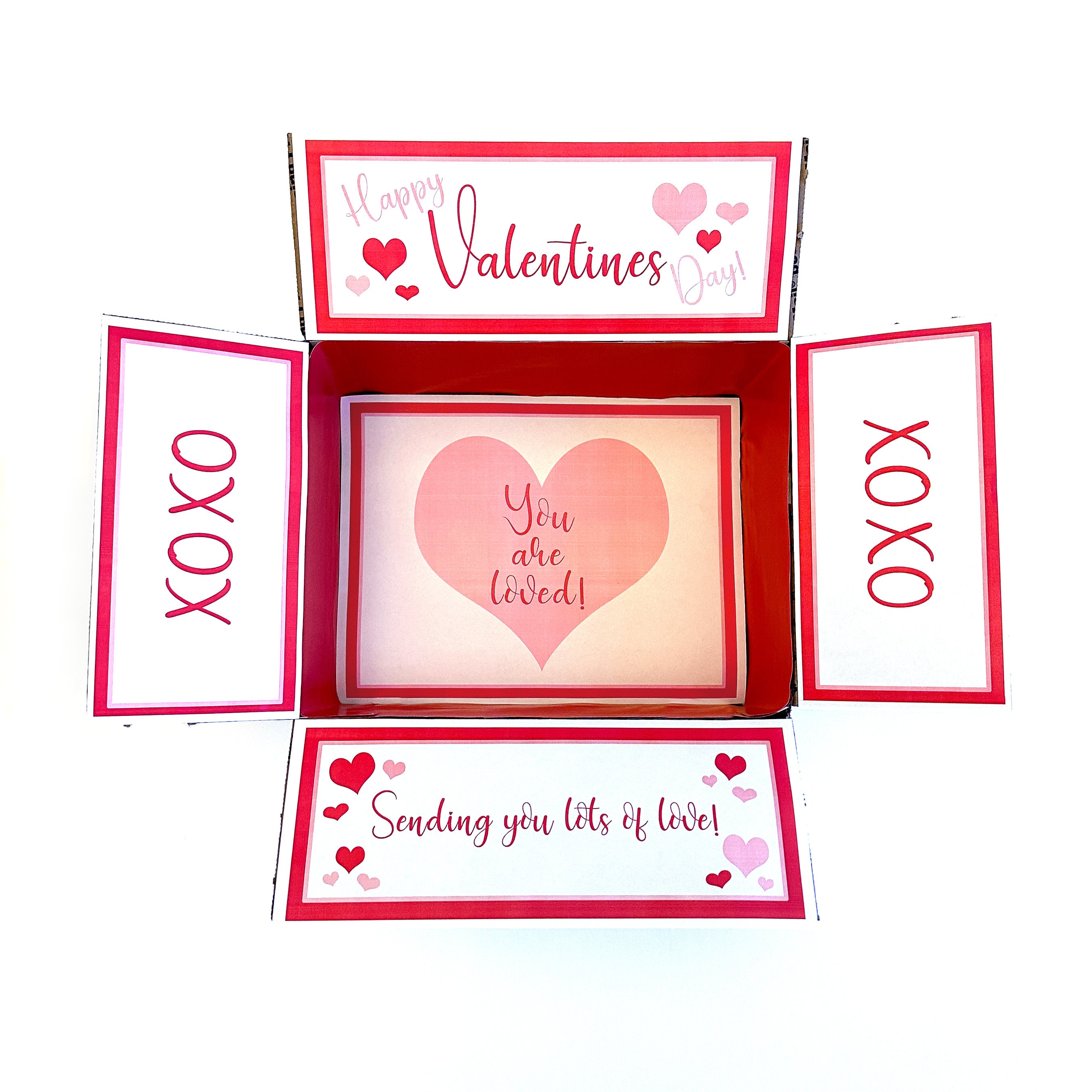 Kids Valentines Day Treat Box, Kids Valentine Card Mailbox