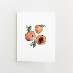 Peaches Grußkarten oder Drucke