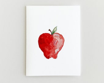 Apple note cards or prints