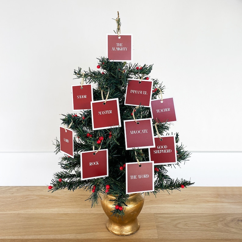 Christmas tree missionary ornaments