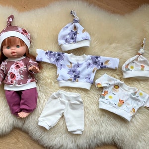 Lot de 8 vêtements pour Paola Reina Gordi Minikane vêtements pour poupée pour 34 cm 13-14 pouces 8 pièces Girl set Floral