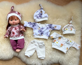 Kavel van 8 stuks kleding voor Paola Reina Gordi - minikane babypoppenkleding (geschikt voor 34 cm 13-14 inch) - 8 stuks