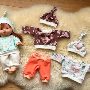 Lot de 8 vêtements pour Paola Reina Gordi Minikane vêtements pour poupée pour 34 cm 13-14 pouces 8 pièces Girl set flowers