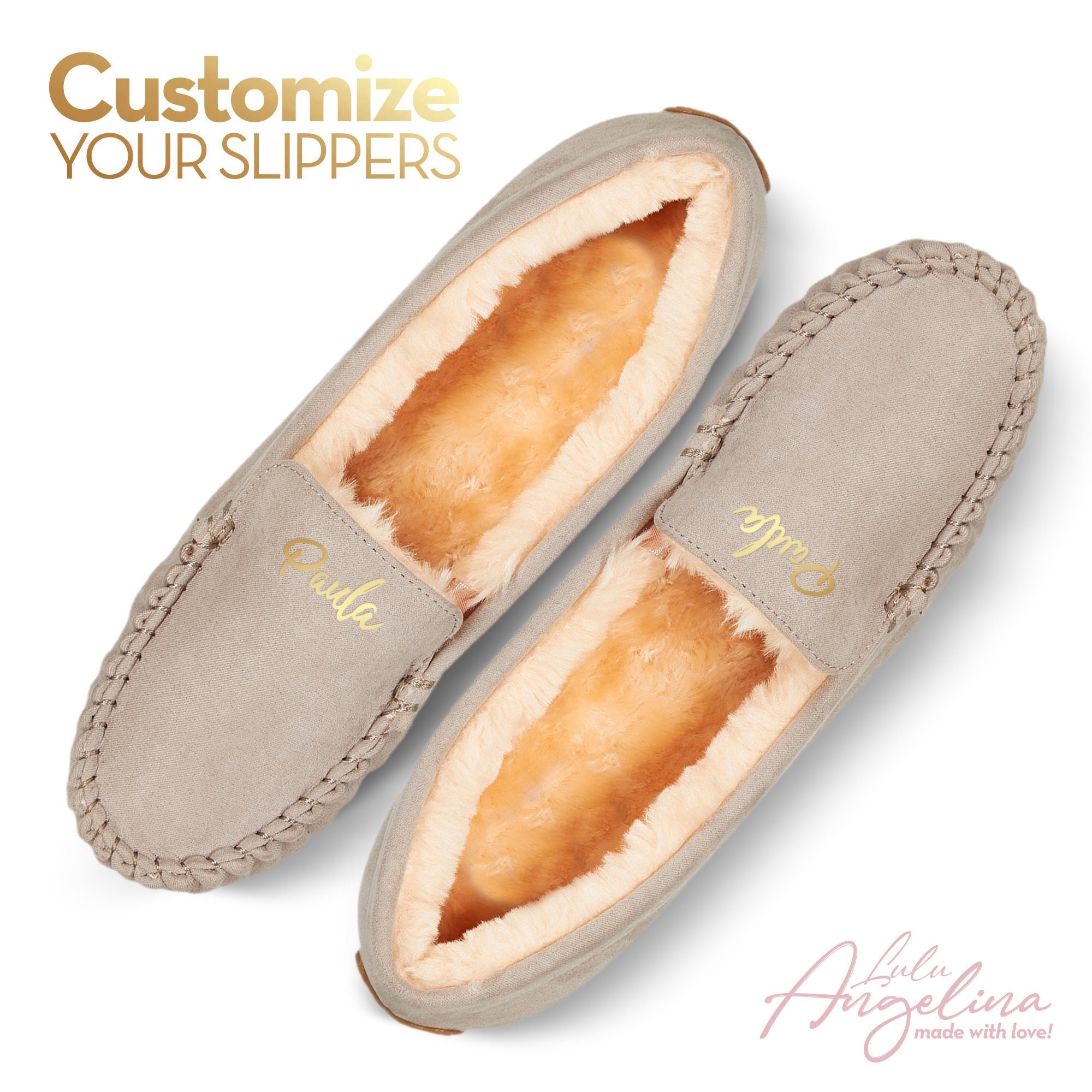 Men/Women Moccasin Faux Suede Slippers, Rubber Non Slip Sole, Indoor Outdoor Men, Unisex Indoor/Outdoor Basic Memory Foam Moccasin Slipper