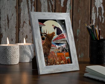 Autumn Mushrooms Poster: Museum-Quality Matte Paper