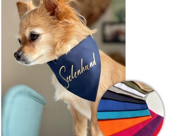 Dog scarf personalized soul dog