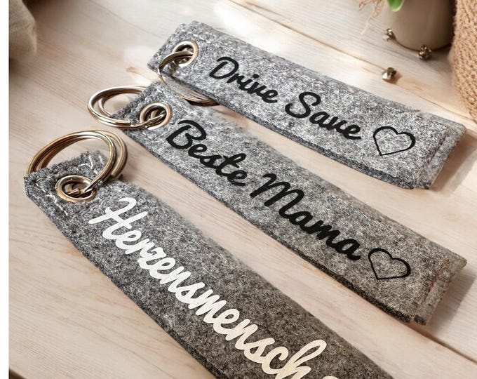 Keychain personalized heart person, best mom, brother, best dad, aunt gift Christmas