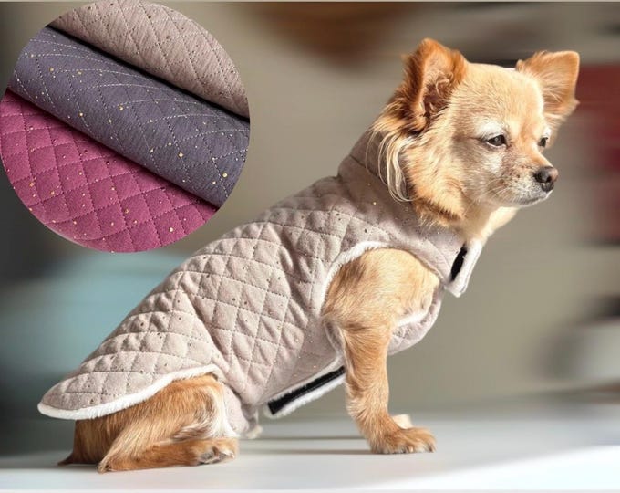 Muslin dog coat in various colors for small dogs | Chihuahua