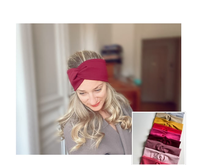 Headband Bandeau Hairband with Loop