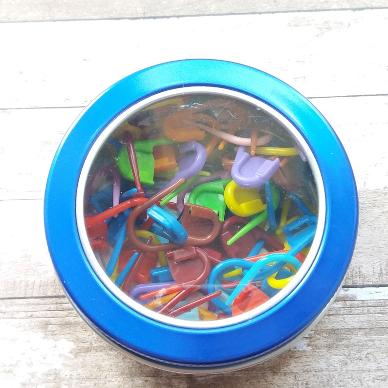 Boîtes en aluminium avec fenêtre pour accessoires de couture, tricot, accessoires de crochet, boîtes à cosmétiques, bijoux, rangement image 8