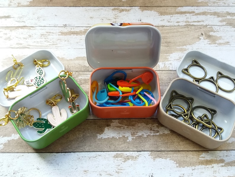 Lama, Alpaga, boîte à aiguilles/boîte à métal/boîte à piquants/boîte de rangement/souvenirs/boîte à accessoires de tricot bild 5