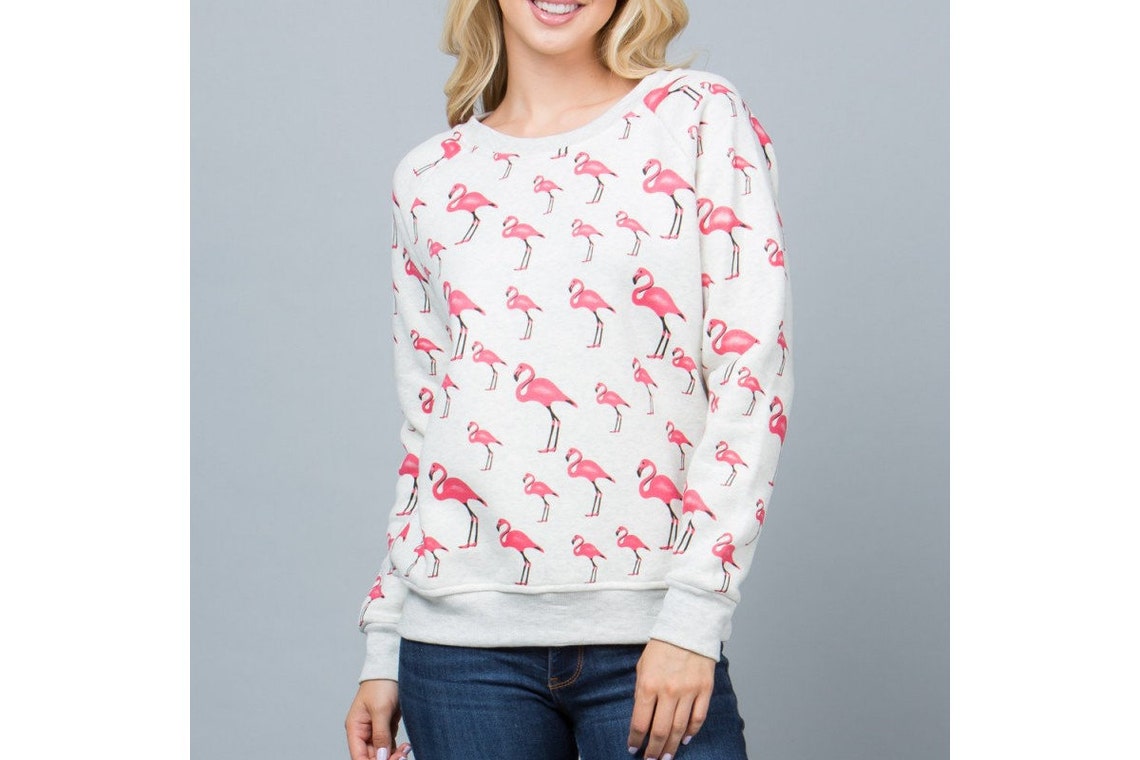 SweatShirt-Flamingos