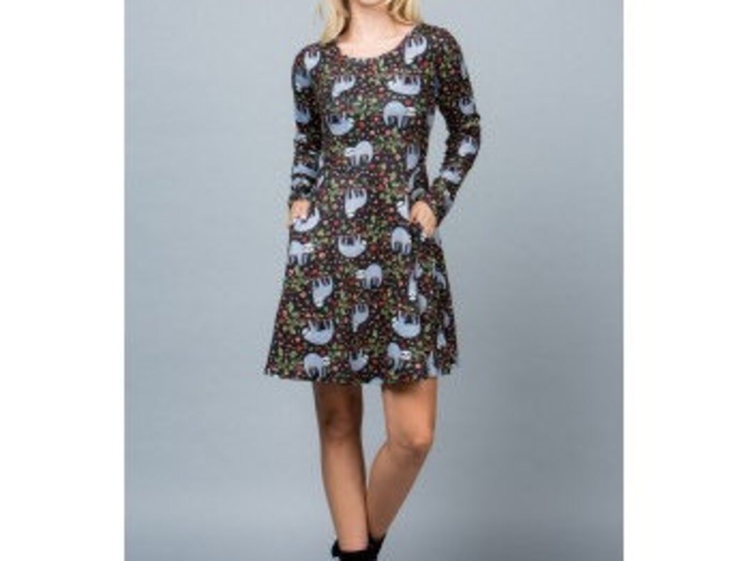 sloth christmas dress Christmas Costa Rica Family Matching Off Shoulder Maxi Dress and Hawaiian  Shirt A Cheerful Sloth Wearing