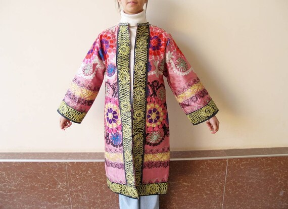 Uzbek Vintage Handmade High Quality Embroidered C… - image 2