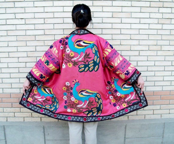 Uzbek Vintage Handmade High Quality Embroidered Ch