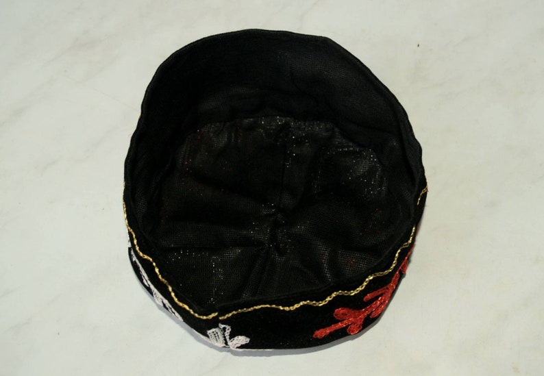 Tubiteika Uzbek Traditional Embroidery Ethnic Vintage Hat Bohemian skullcap Tubeteika kufi kippah Boho hat Duppi Boho clothing