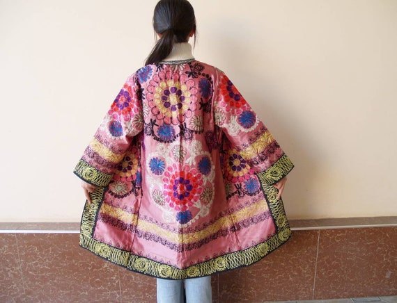 Uzbek Vintage Handmade High Quality Embroidered C… - image 1