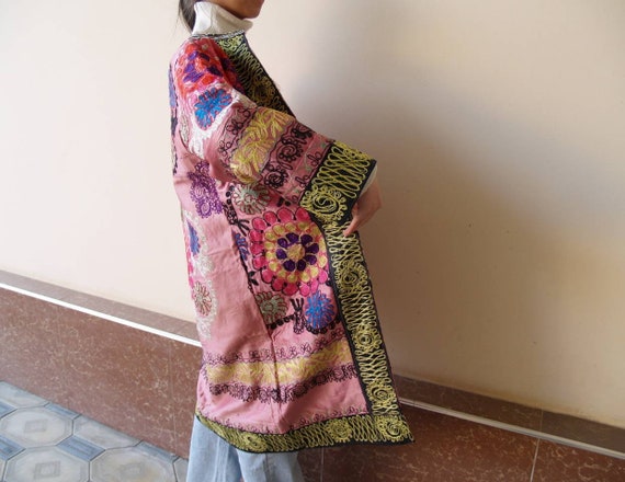 Uzbek Vintage Handmade High Quality Embroidered C… - image 9