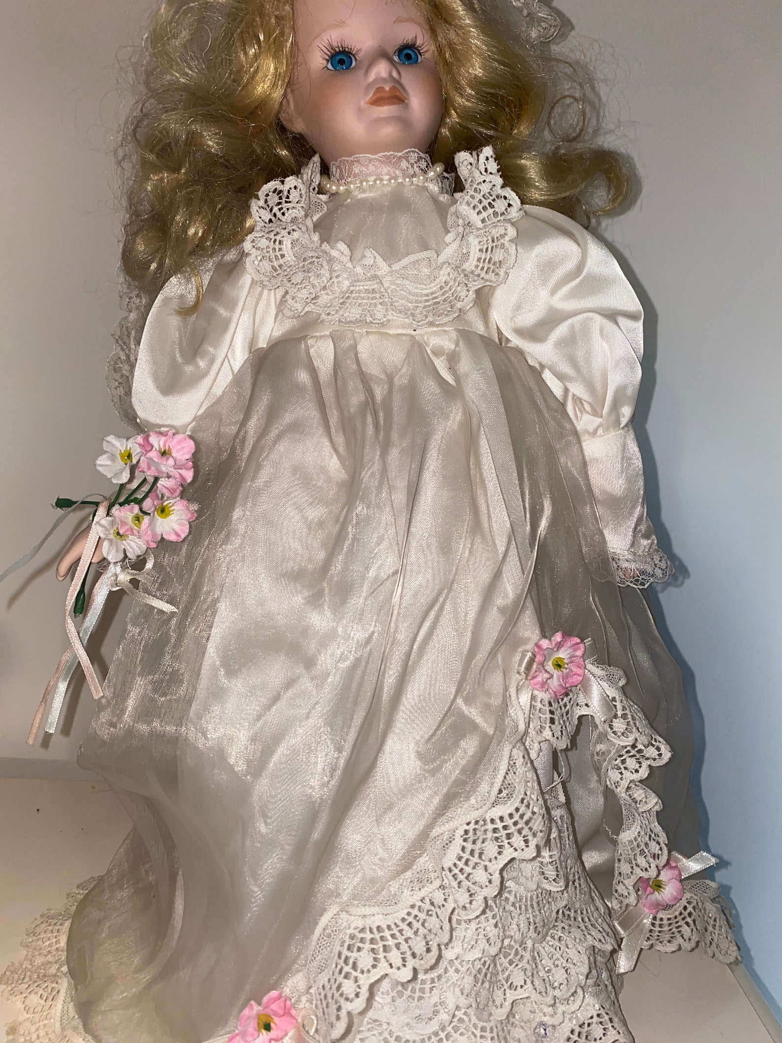 RARE COLLECTORS ITEM Beautiful Bridal Porcelain Doll. Etsy