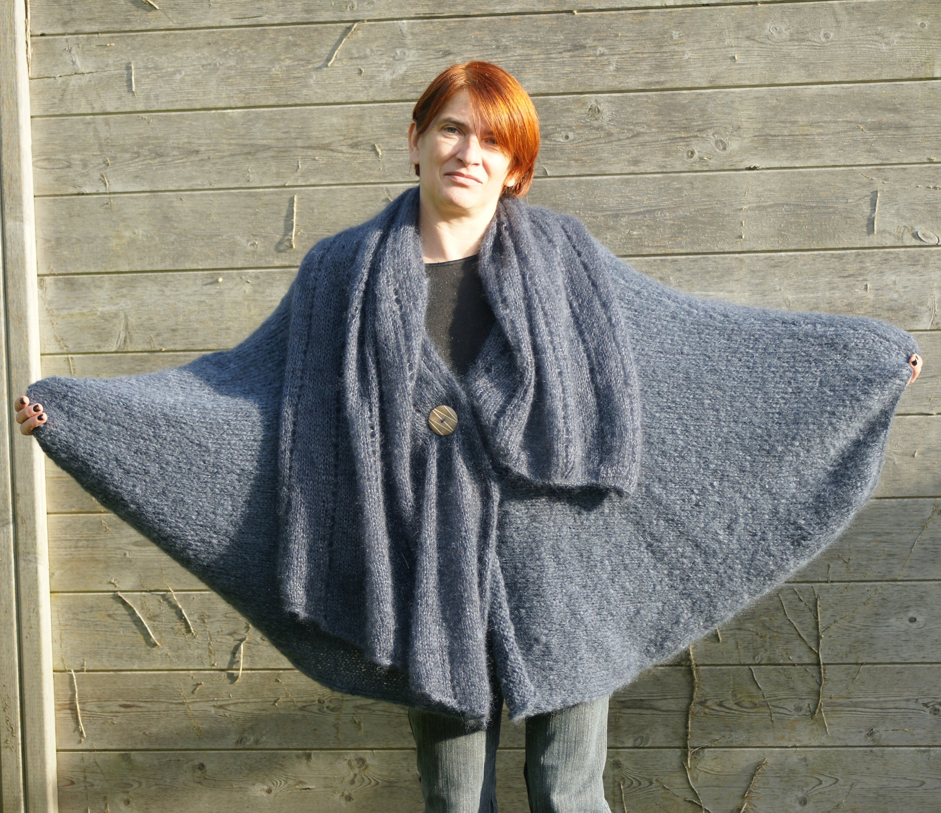 Gilet mohair gris Etsy France