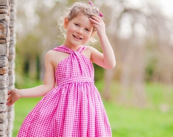 Patron de couture PDF de la robe Azalée | Taille 1-12 | Robe enfant | Occasion spéciale | Robe de soirée