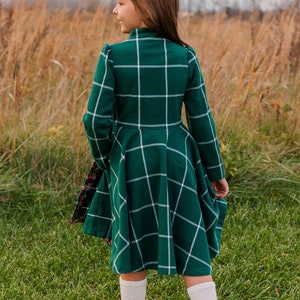 Hyacinth Coat Dress PDF Sewing Pattern Size 1-12 Wrap Coat Winter Dress image 9