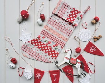 Peppermint Stocking Pdf Sewing Pattern