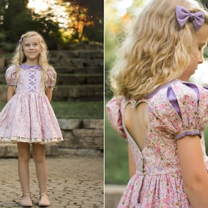 Daphne Dress PDF Sewing Pattern | Size 1-12 | Princess Dress | Costume